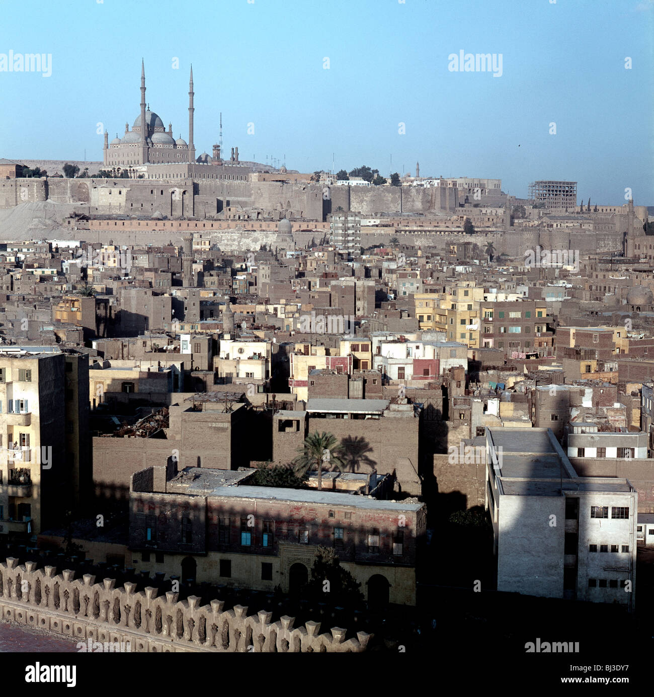 General view of the city of Cairo, Egypt. Artist: Werner Forman Stock Photo
