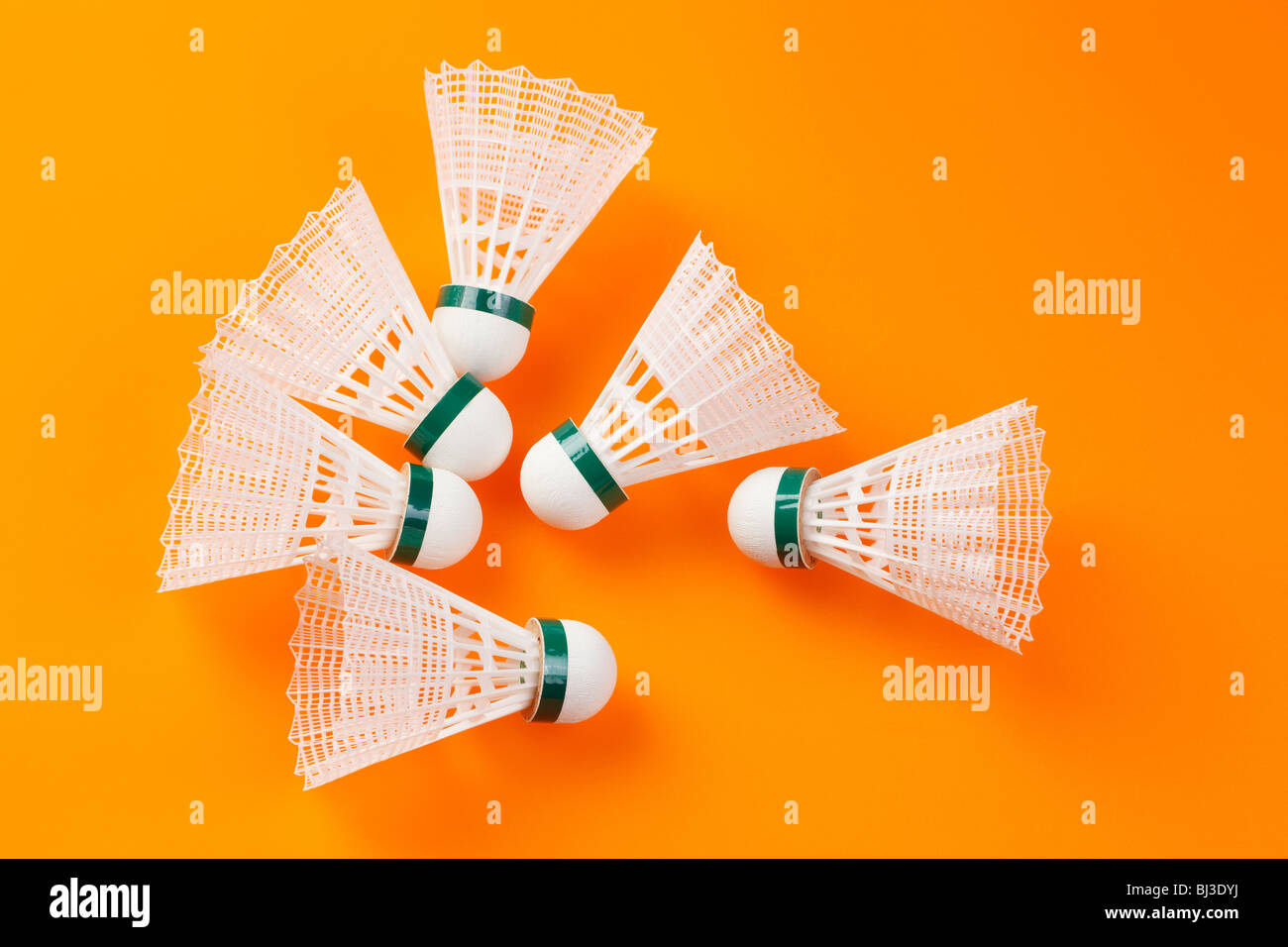 the photo shot of badminton shuttlecock Stock Photo Alamy
