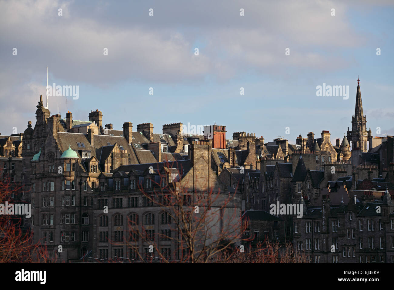 The Old Town of Edinburgh Stock Photo
