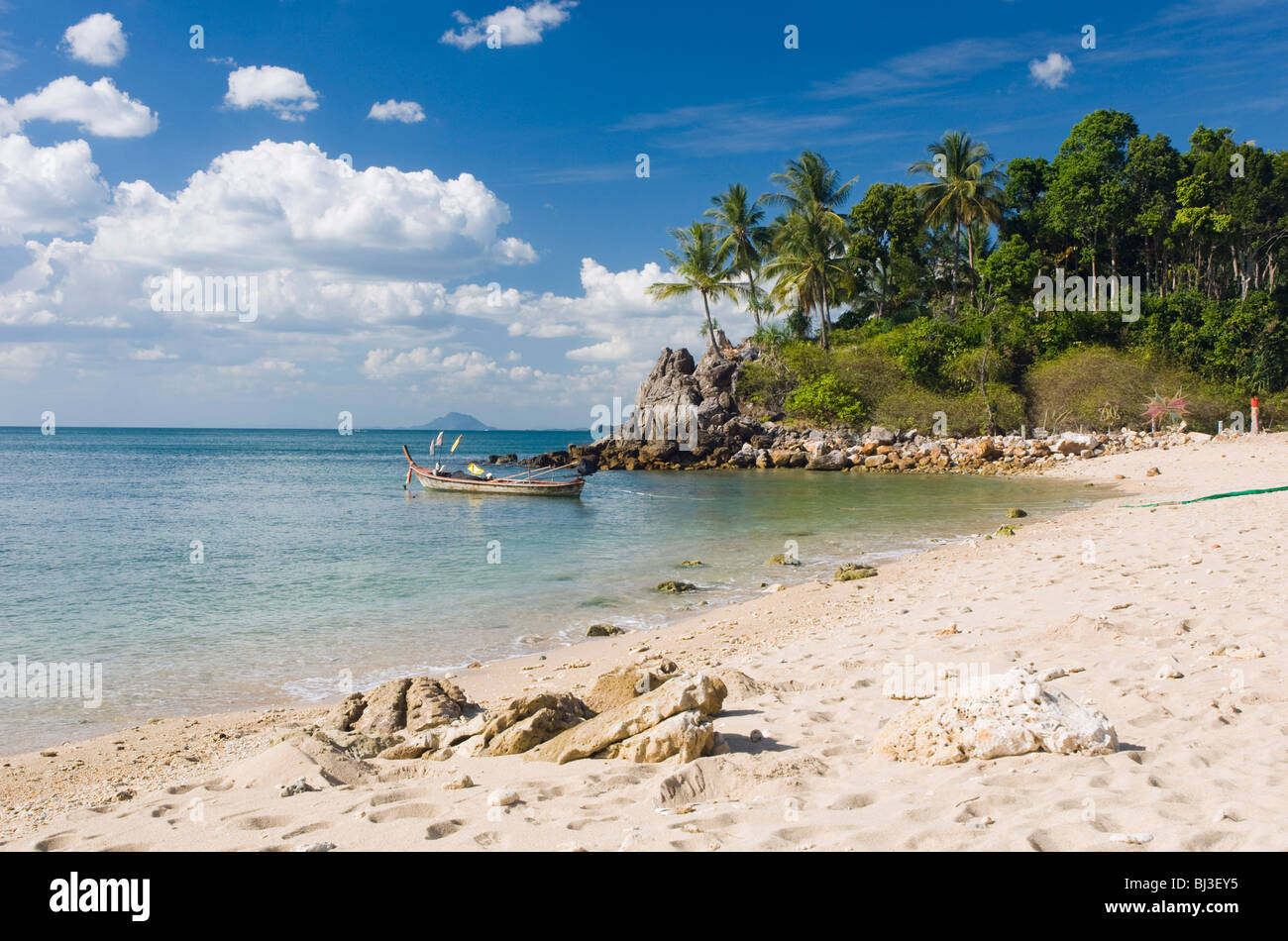 Palm beach, Klong Khong Beach, Ko Lanta or Koh Lanta island, Krabi, Thailand, Asia Stock Photo