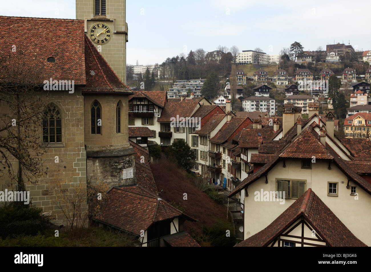 Rooftops of Bern, Switzerland Stock Photo