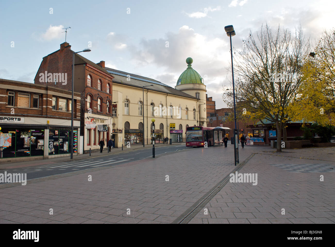 Derby city centre, Derbyshire, England Stock Photo Alamy