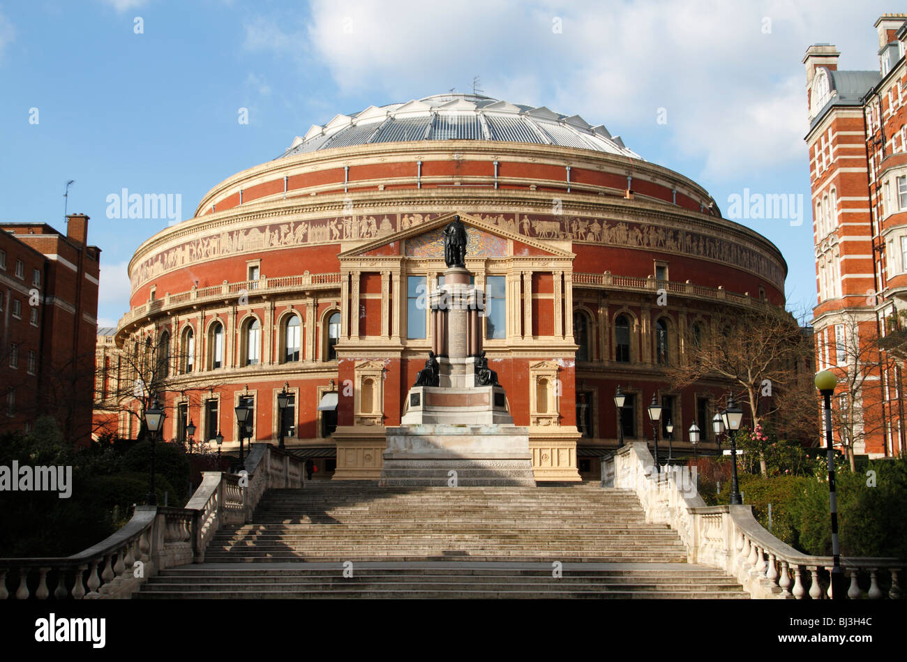 Royal Albert Hall from Prince Consort Road, London Stock Photo Alamy