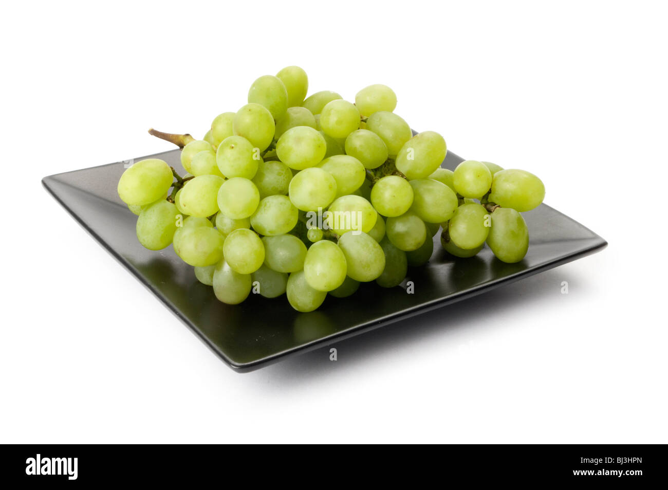 Black green grapes on Cut Out Stock Images & Pictures - Alamy