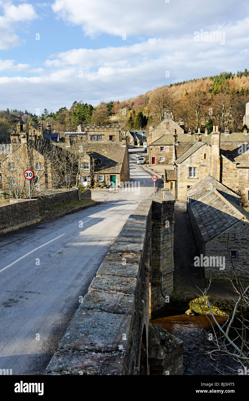 The Northumberland village of Blanchland Stock Photo