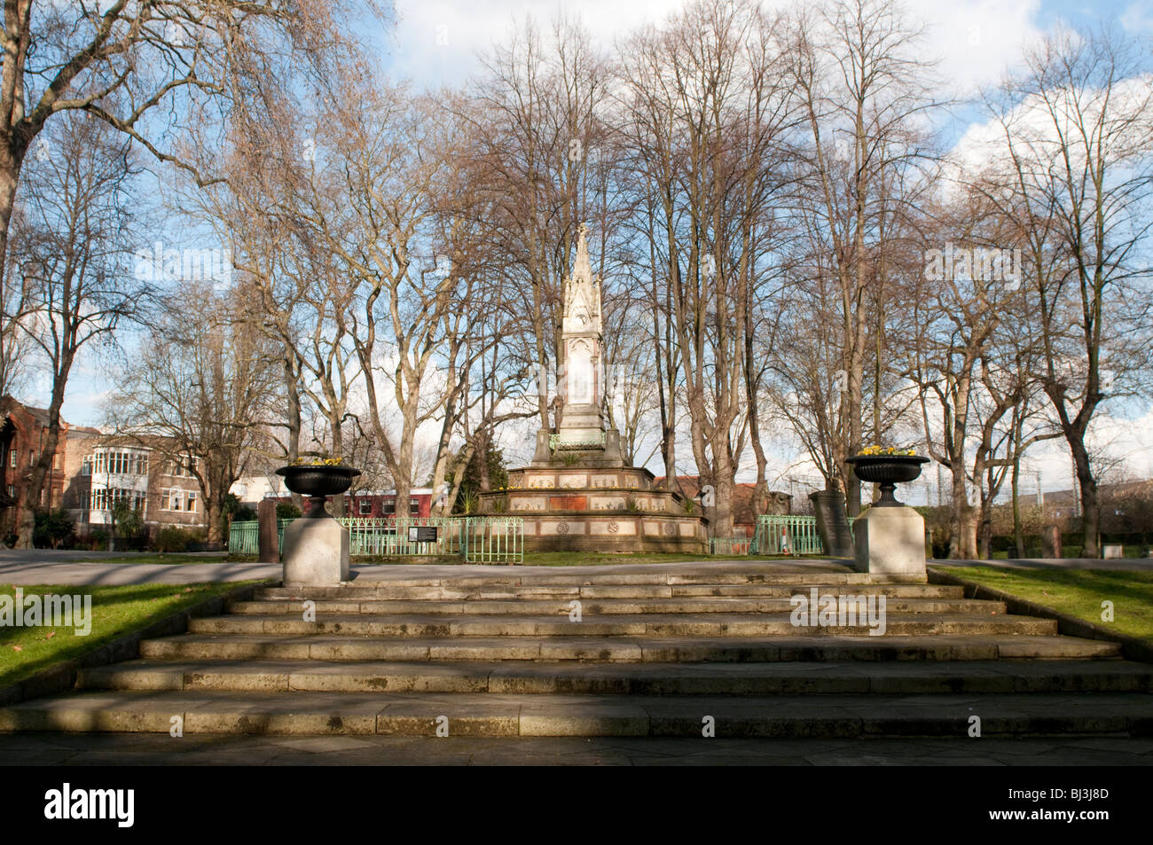 The BurdettCoutts Memorial Sundial, St Pancras Gardens, London Borough