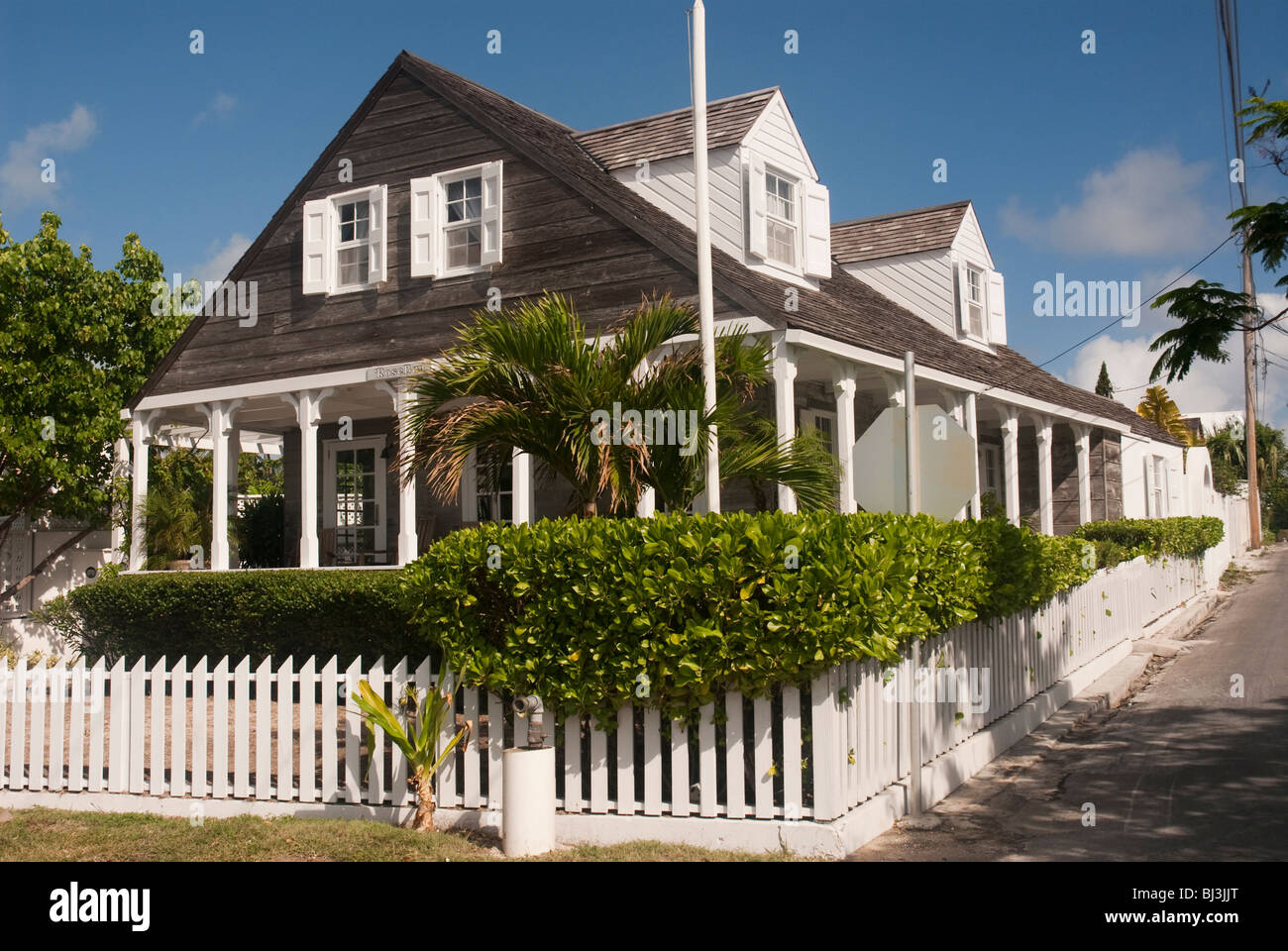 Harbor Island House, Bahamas Stock Photo Alamy