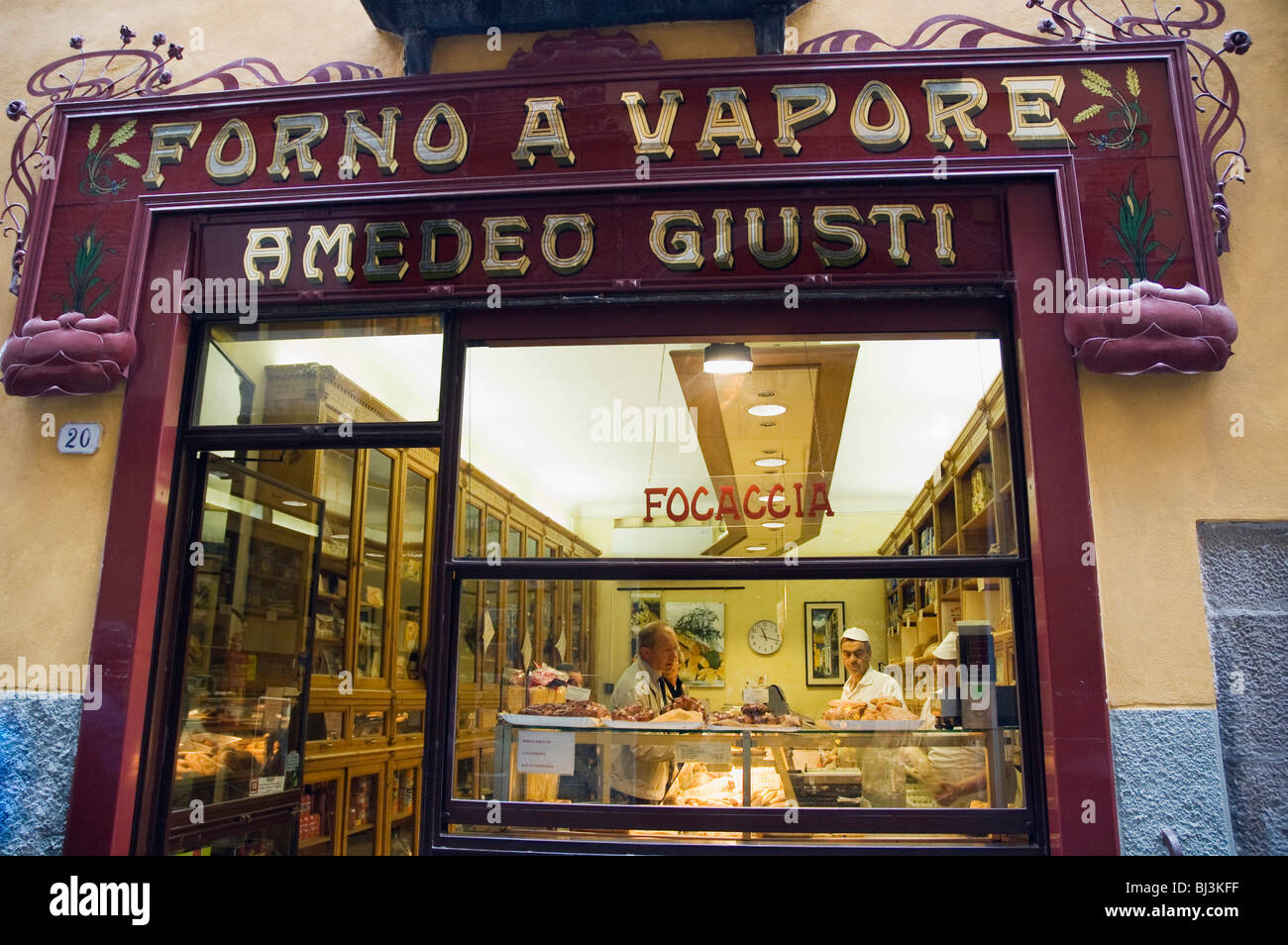 Bakery, Amedeo Giusti, Lucca, Tuscany, Italy, Europe Stock Photo - Alamy