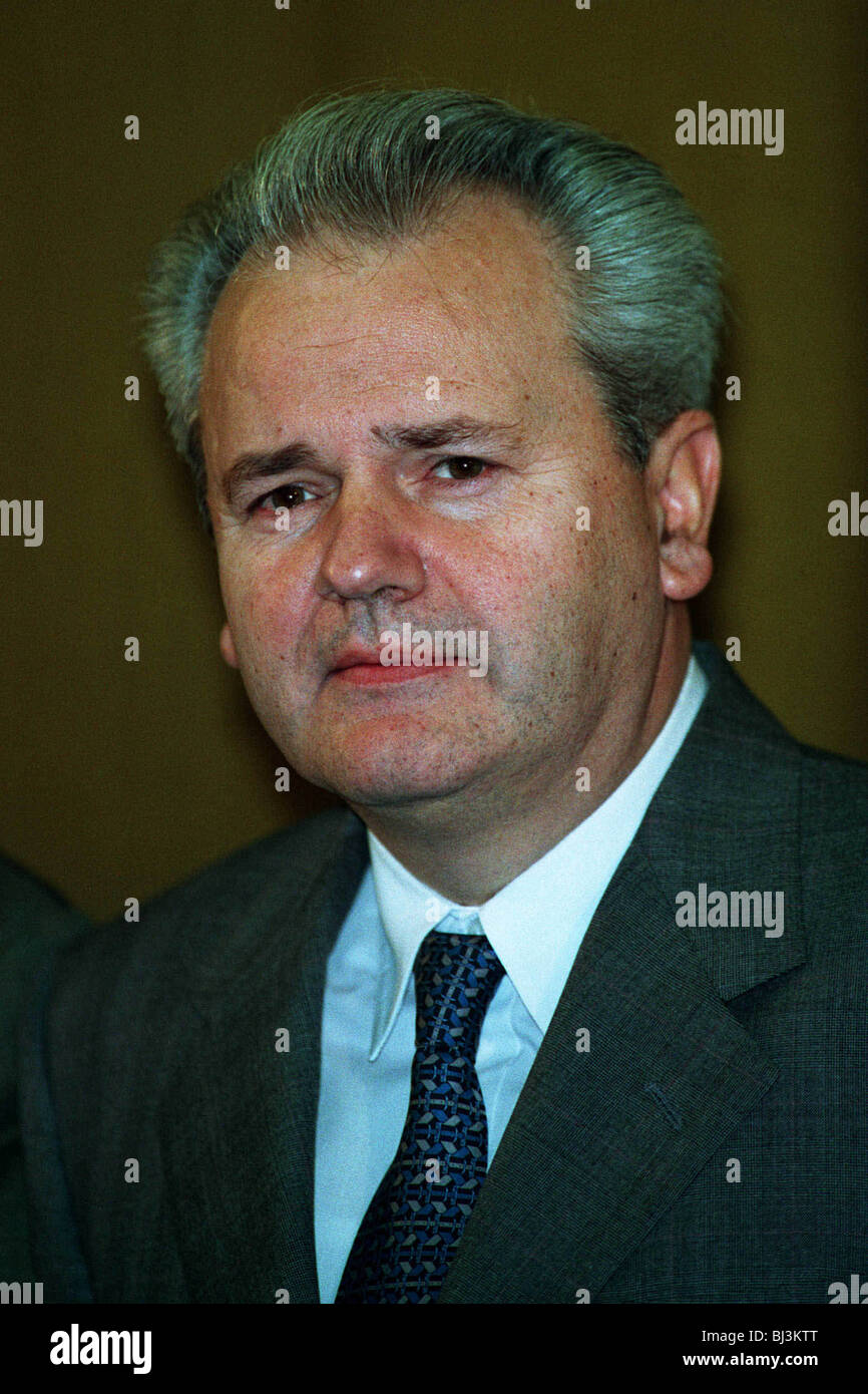 SLOBODAN MILOSEVIC PRESIDENT OF SERBIA 20 January 1994 Stock Photo