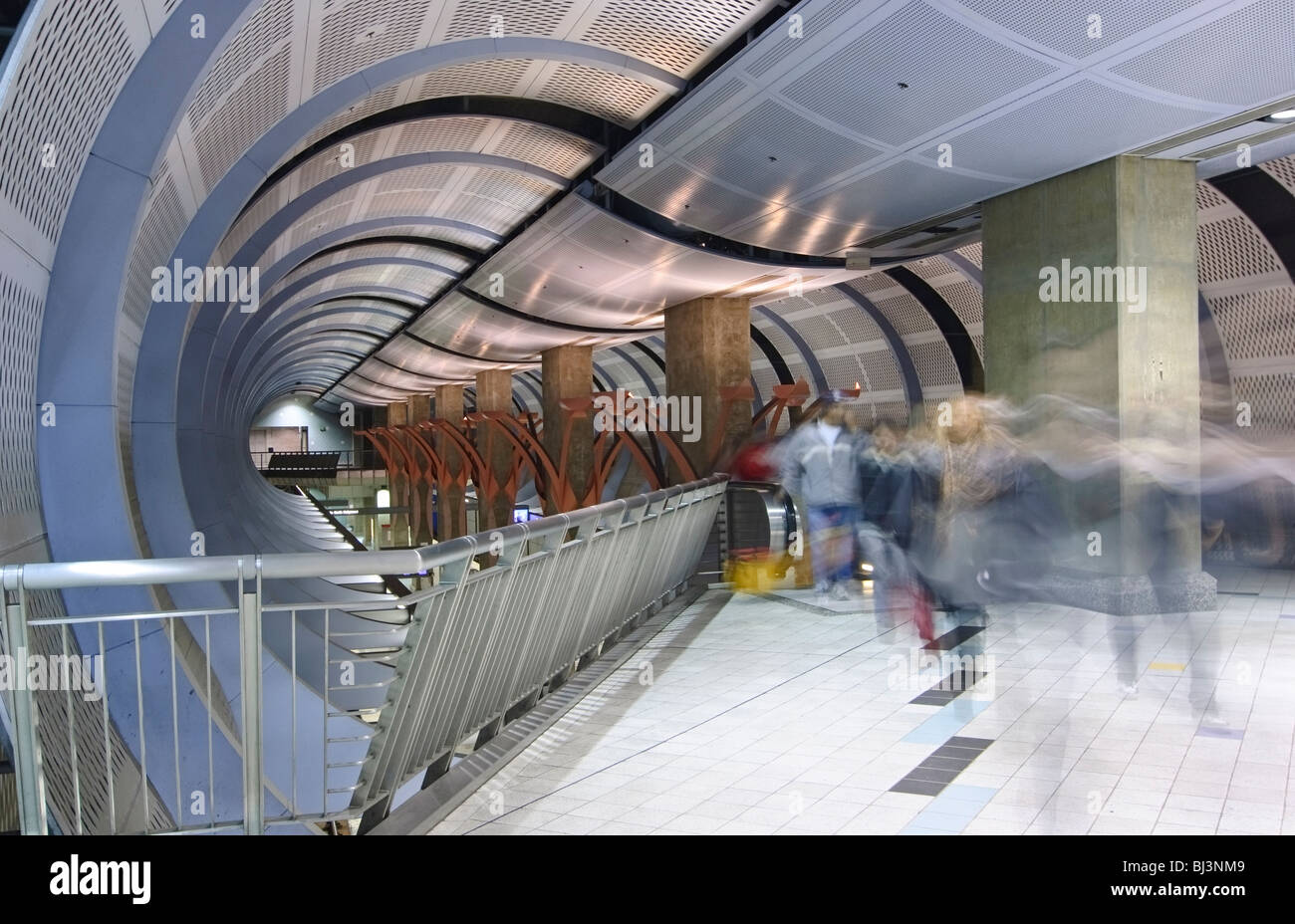 Subway station in Hollywood and Highland in Los Angeles, California