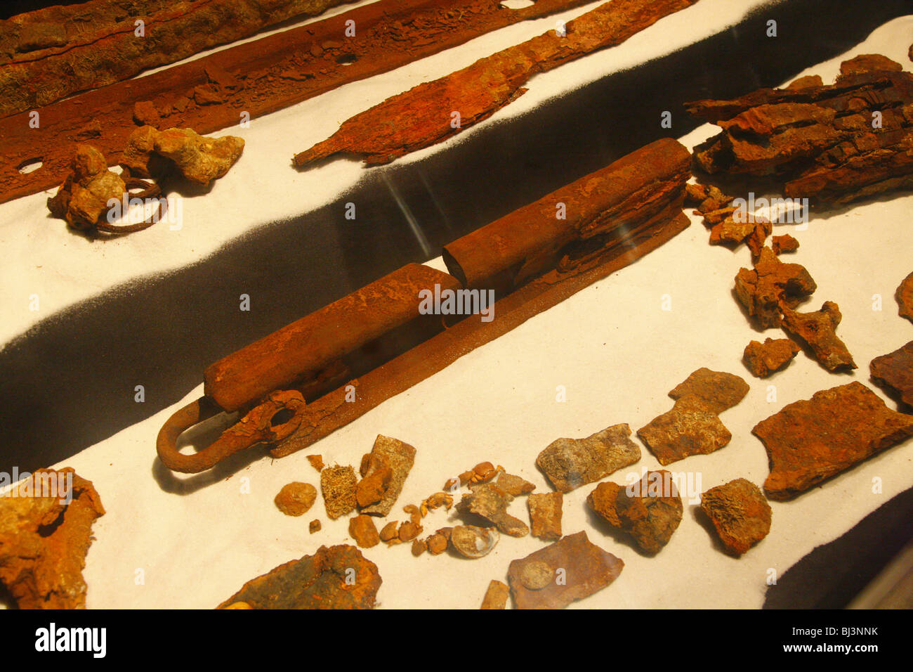 Museum display case, Villa Grimaldi, torture center, Santiago de Chile, Chile, South America Stock Photo