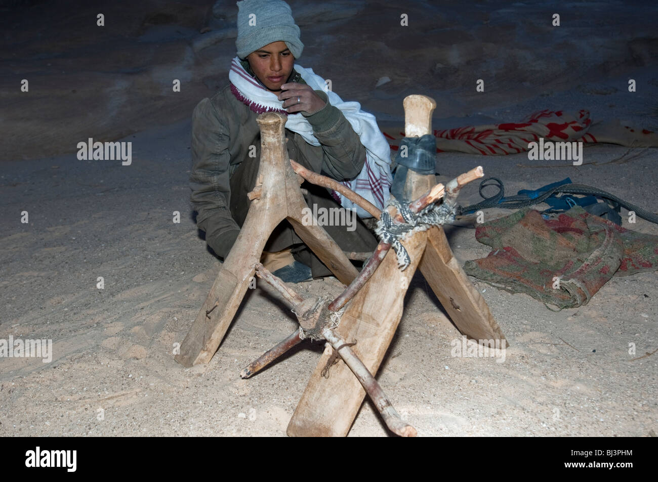 Nomad Bedouins of Sinai peninsula in Egypt on a camel Safari in Jebel ...