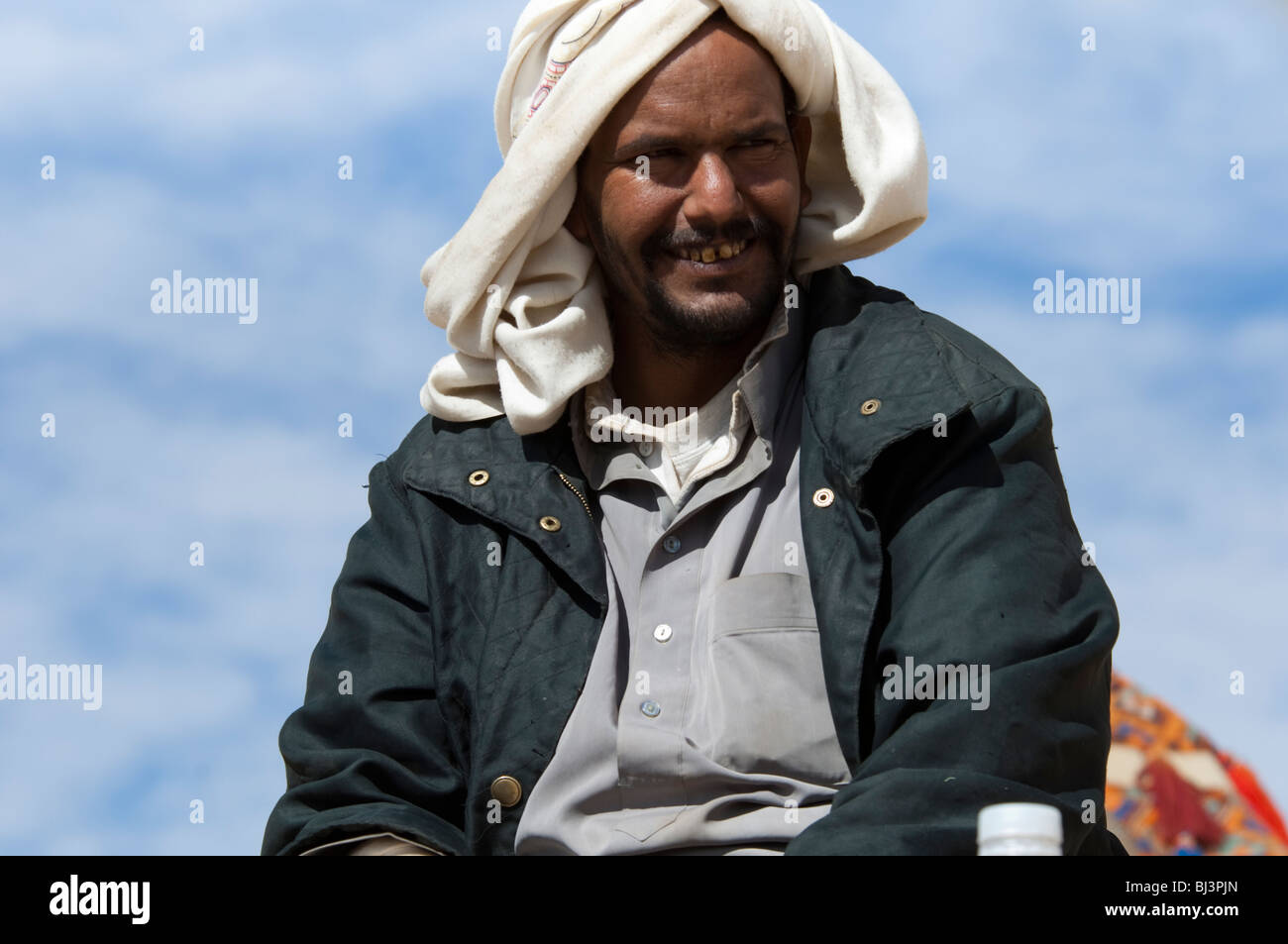 Nomad Bedouins of Sinai peninsula in Egypt on a camel Safari in Jebel ...