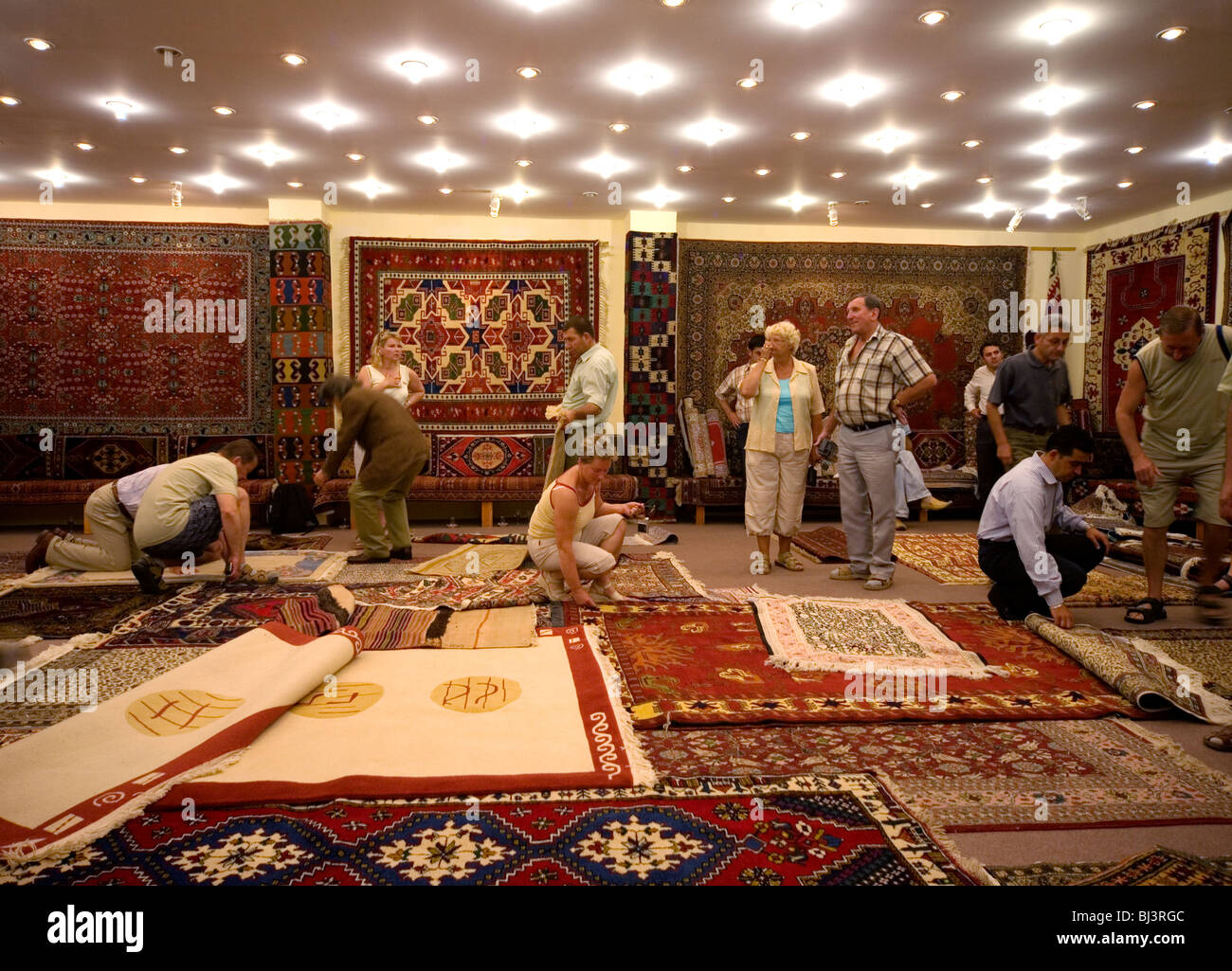 Cappadocia Carpet Factory Ortohisar Turkey Stock Photo 28358524 Alamy