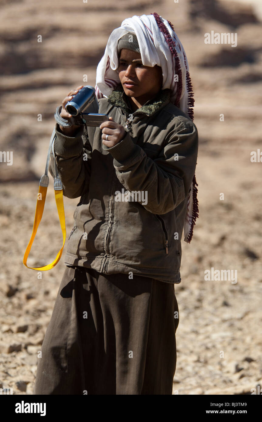 Nomad Bedouins of Sinai peninsula in Egypt on a camel Safari in Jebel ...