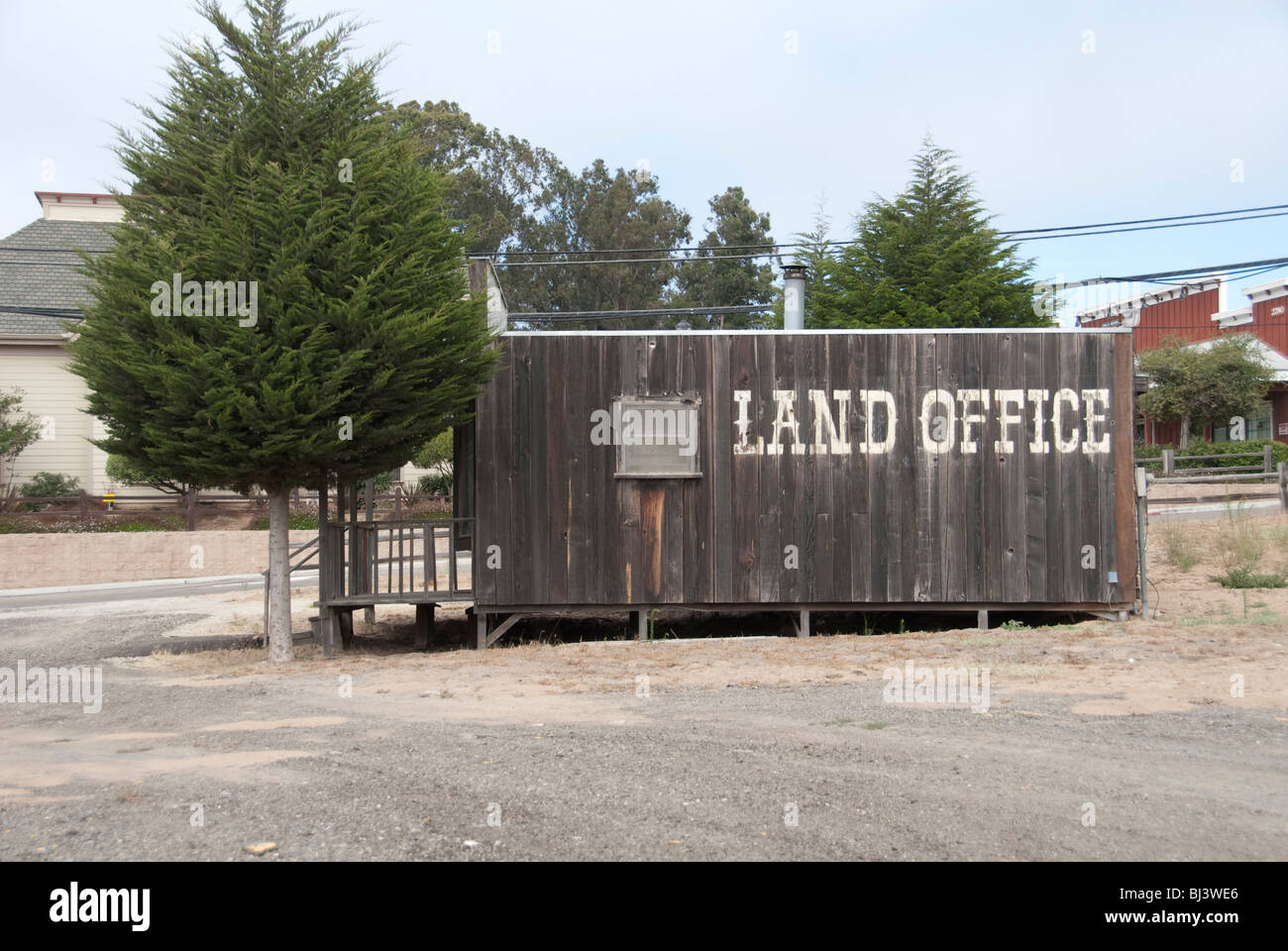 A California real estate land office building. Stock Photo