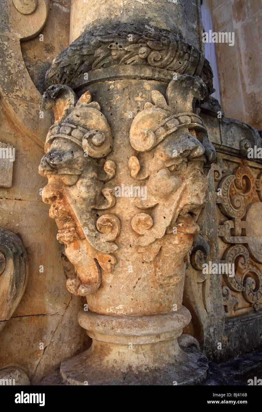 Gargoyle at Gouvernetou Monastery, Akrotiri Peninsula, Crete Stock Photo