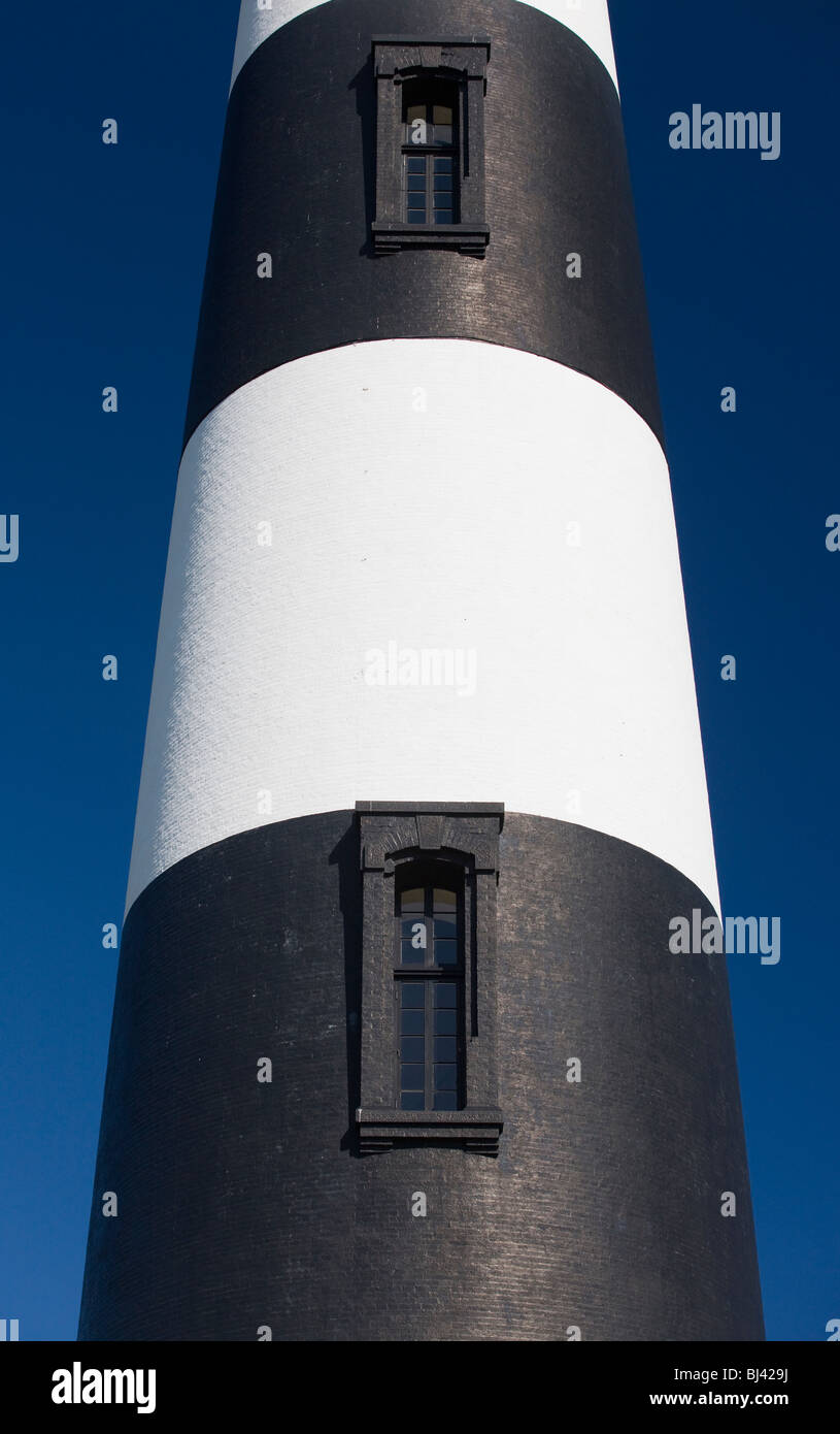 Bodie lighthouse near Oregan Inlet in Nags Head on the outer banks of North Carolina. Stock Photo