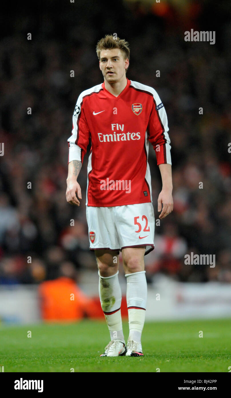 Arsenal No 52 Nicklas Bendtner Arsenal V Porto UEFA Champions League first  knockout round - second leg Stock Photo - Alamy