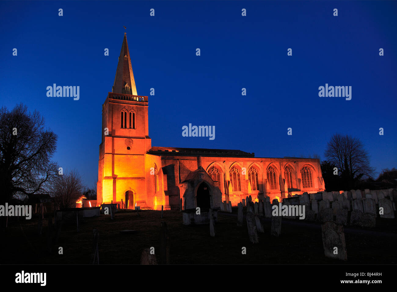 Priory Church Deeping St James Town Lincolnshire England UK Stock Photo