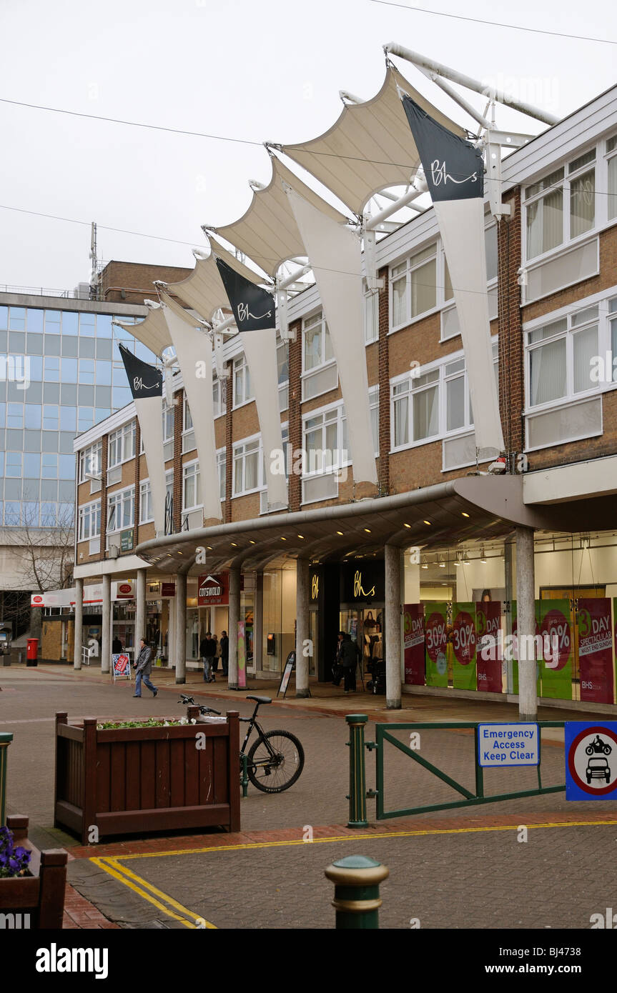 Solihull shopping centre near Birmingham The Midlands England UK