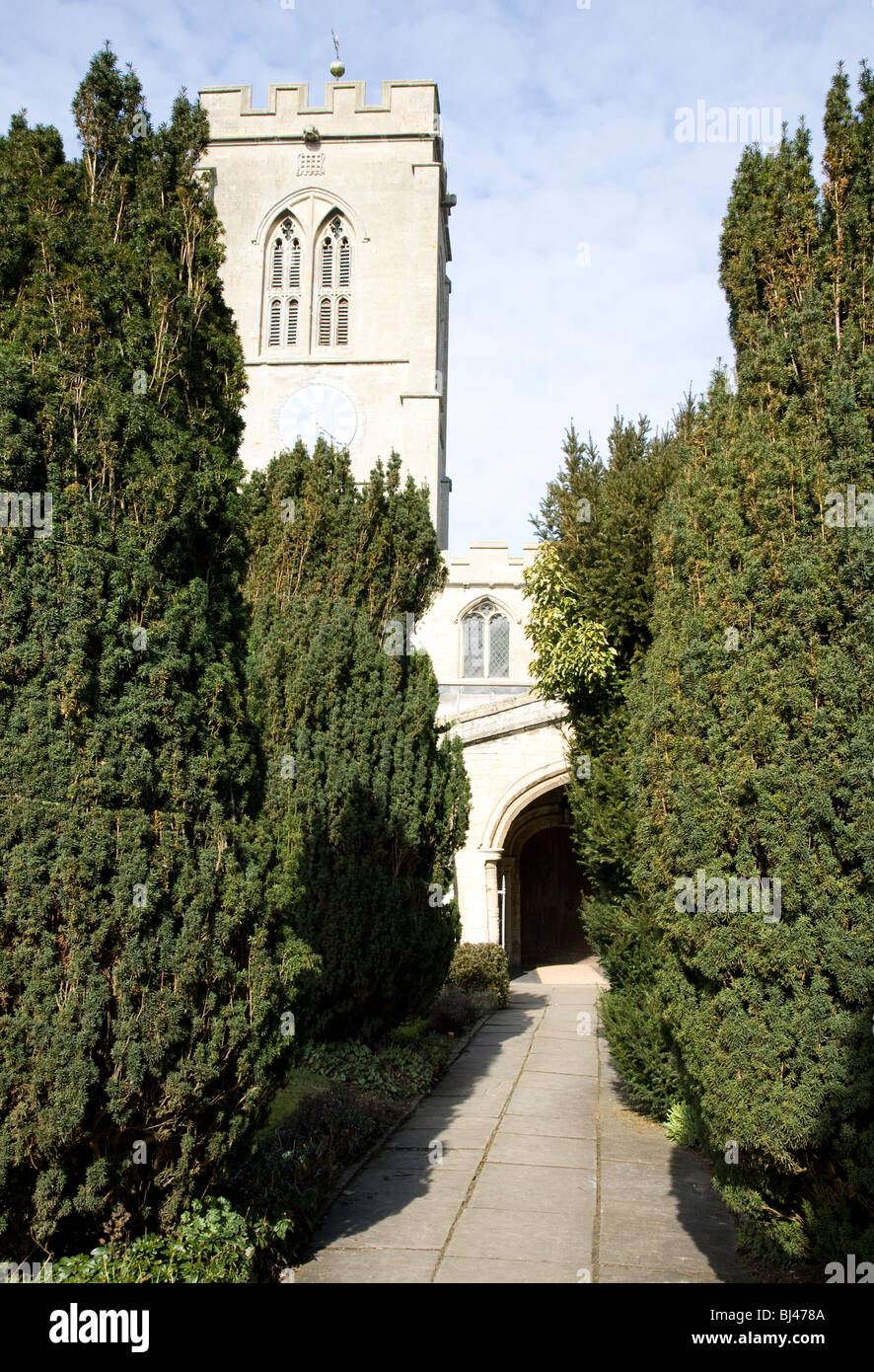 St Guthlac's Church in Market Deeping, Lincs Stock Photo Alamy