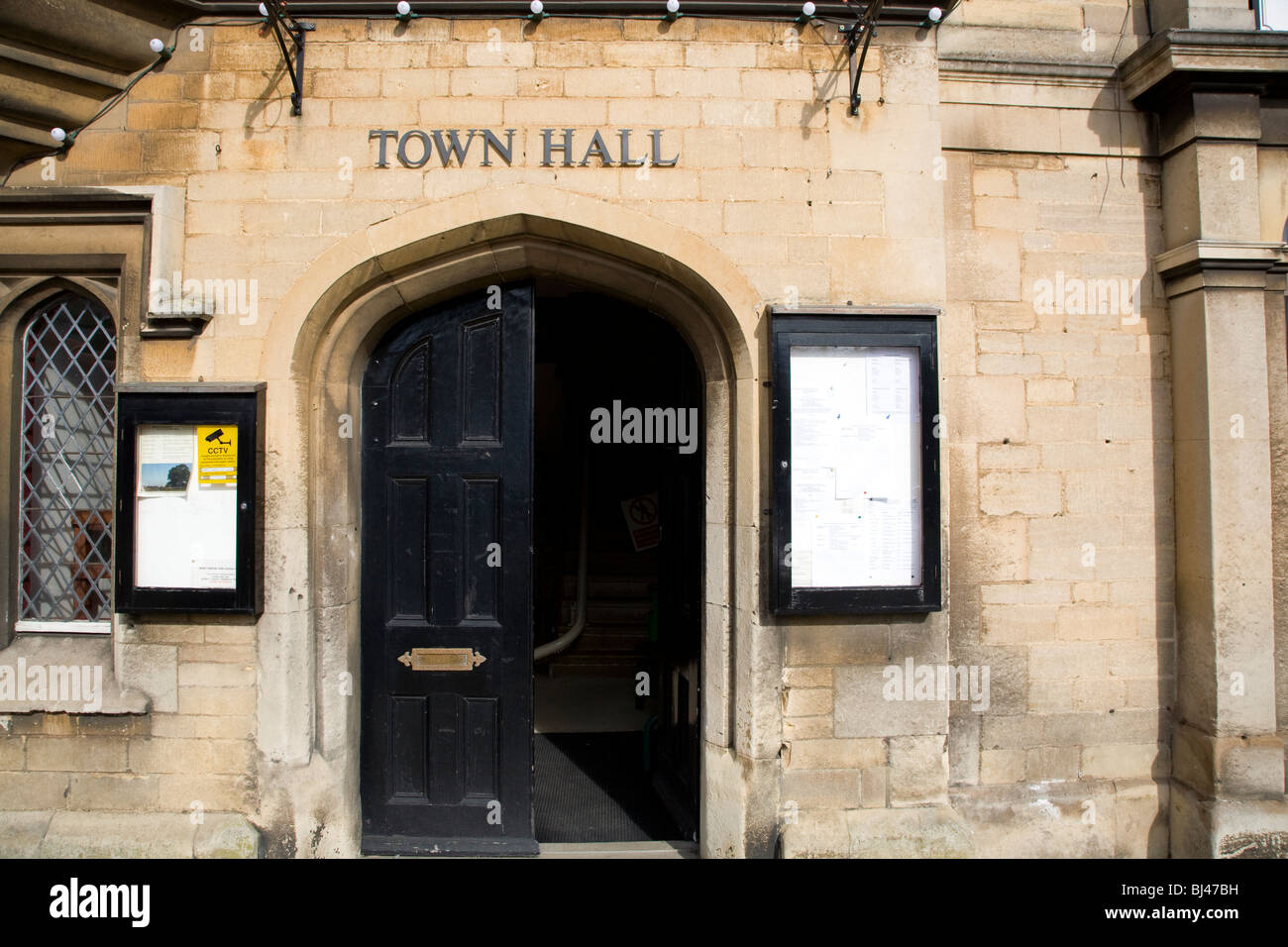 Town Hall in Market Deeping, Lincs Stock Photo