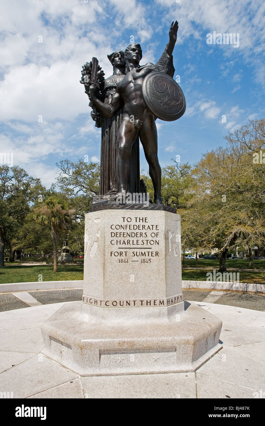 Confederate Soldier Memorial White Point Gardens The Battery Charleston