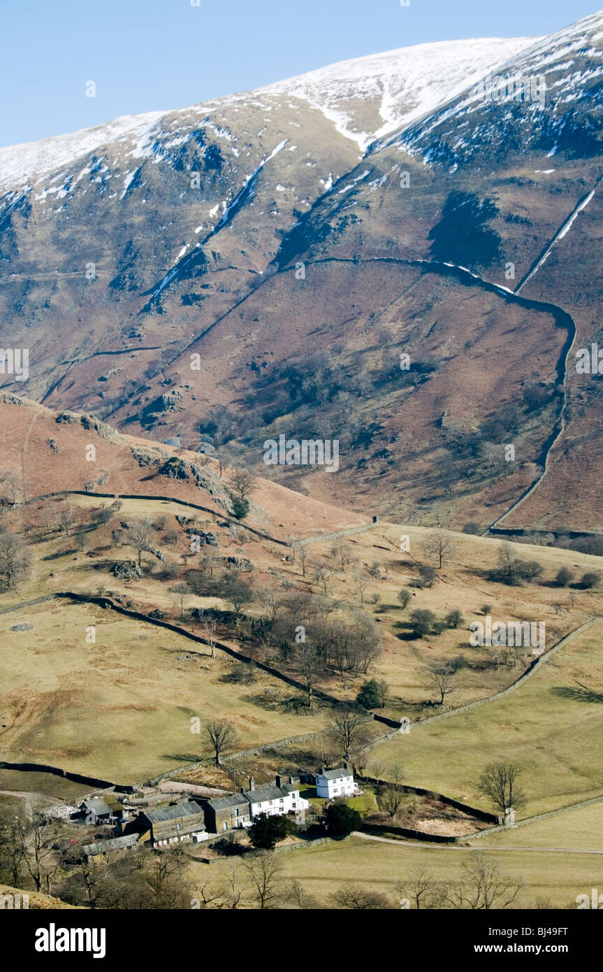 Troutbeck Park Farm, Cumbria in the English Lake District was owned by