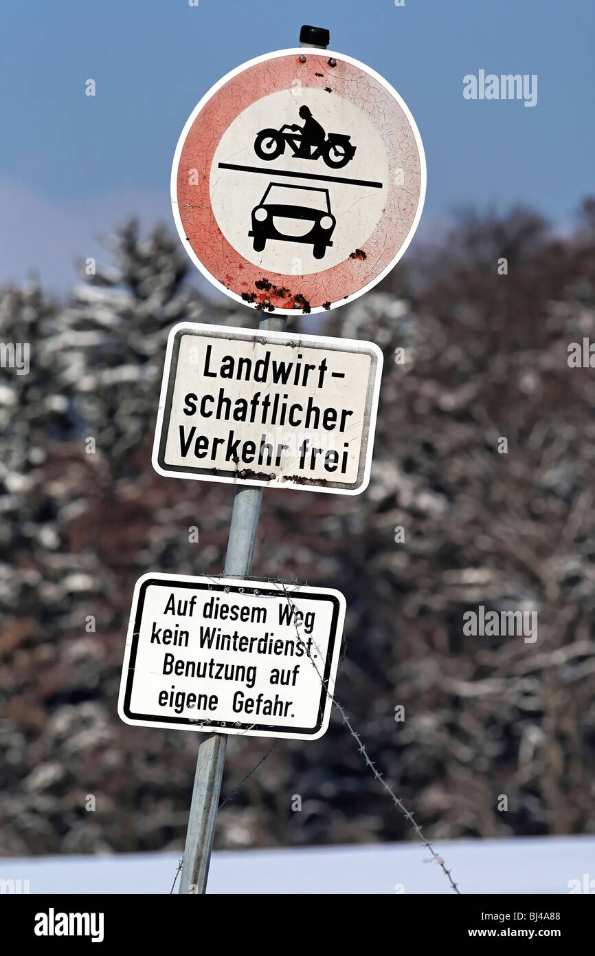 German road signs hires stock photography and images Alamy