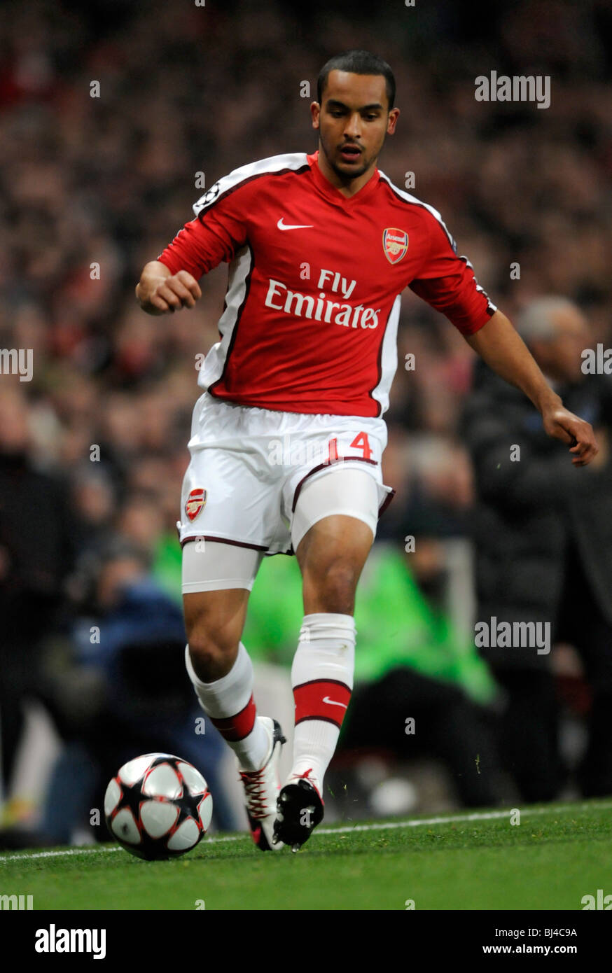 Arsenal No 14 Theo Walcott Arsenal V Porto UEFA Champions League first