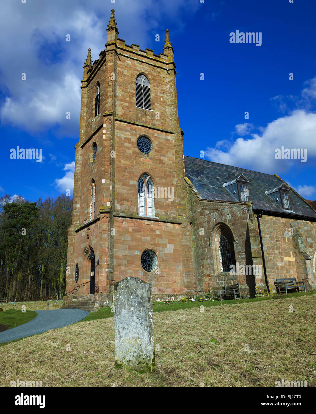 hanbury church worcestershire england uk the setting for the fictional village of ambridge in the radio serial the archers Stock Photo