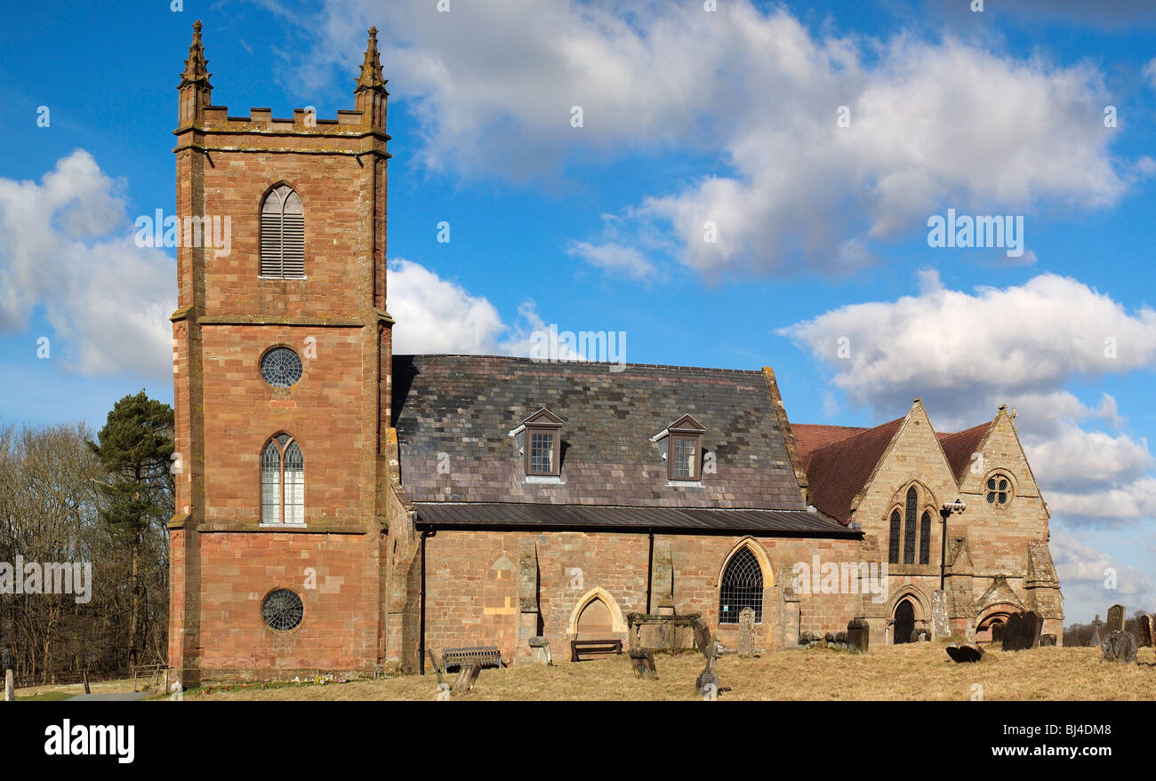 hanbury church worcestershire england uk the setting for the fictional village of ambridge in the radio serial the archers Stock Photo