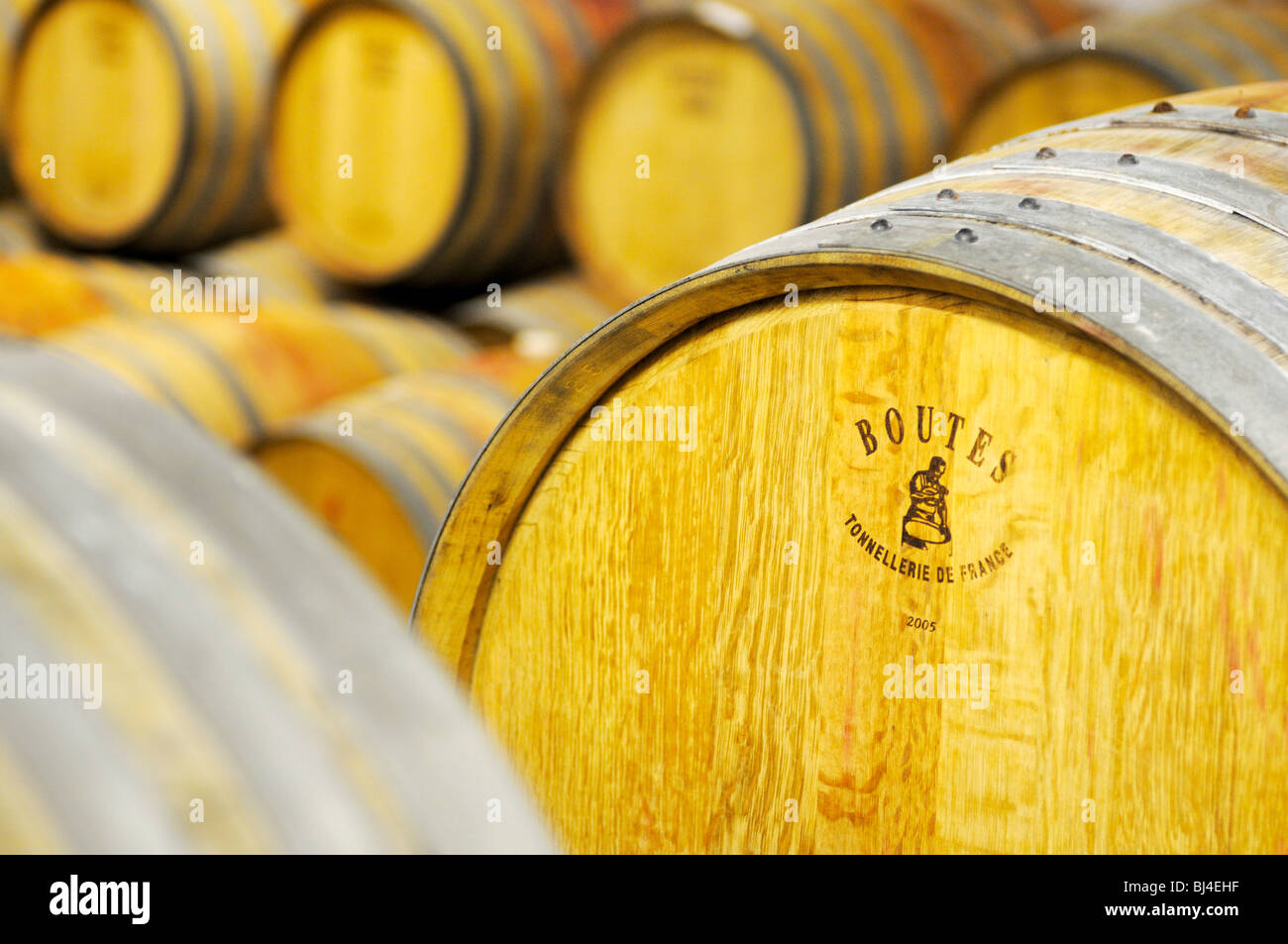 Wooden barrels a winecellar, Stellenbosch, Cape Province, South Africa, Africa Stock Photo Alamy