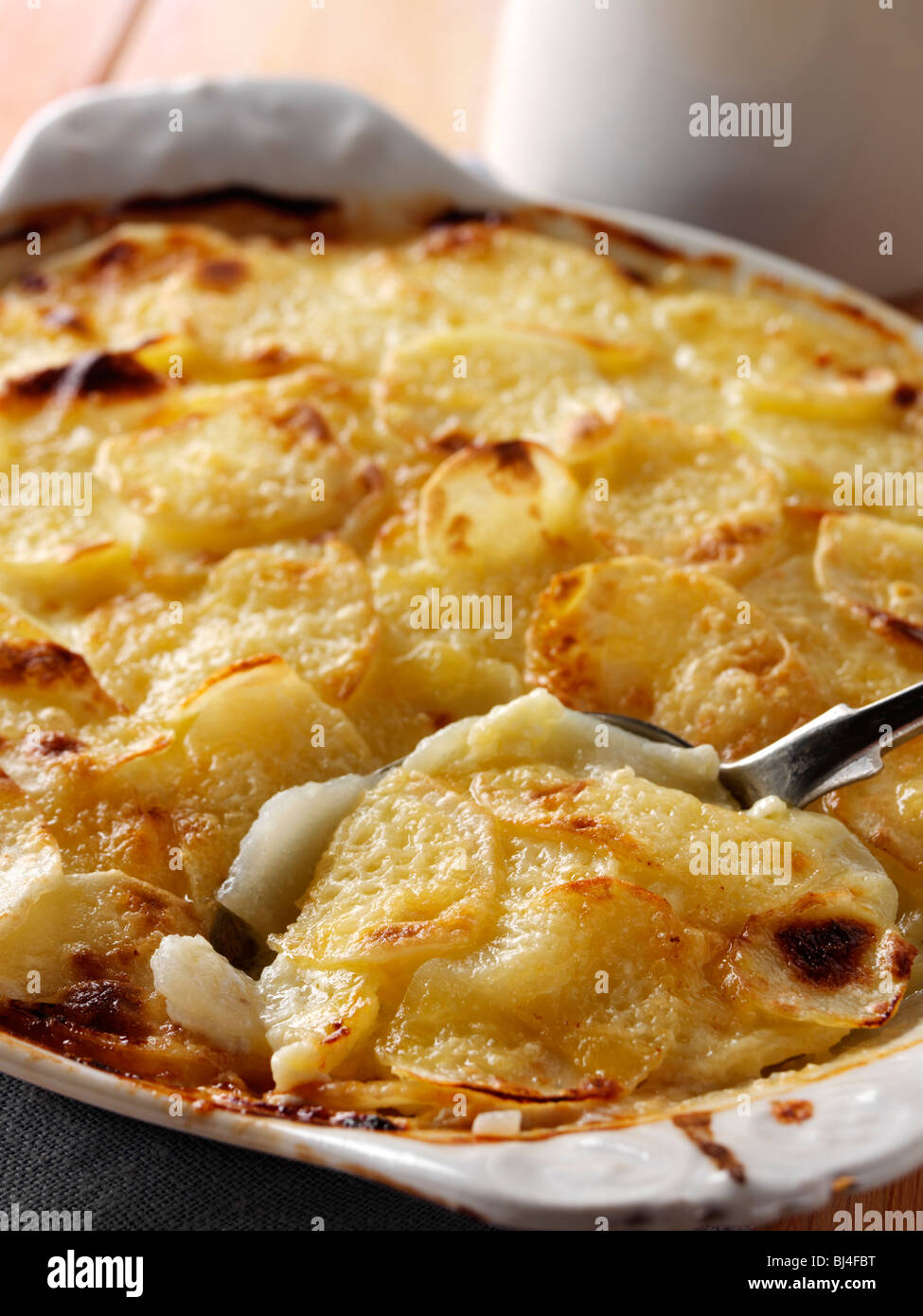 Dauphinoise potatoes Stock Photo Alamy