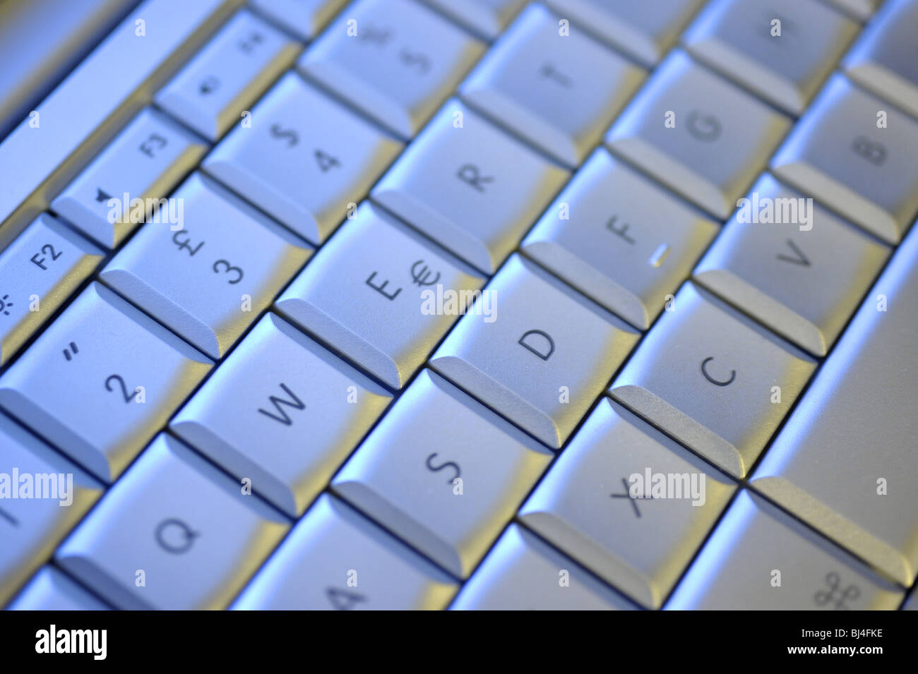 Computer Keyboard With Euro Sign Stock Photo - Alamy
