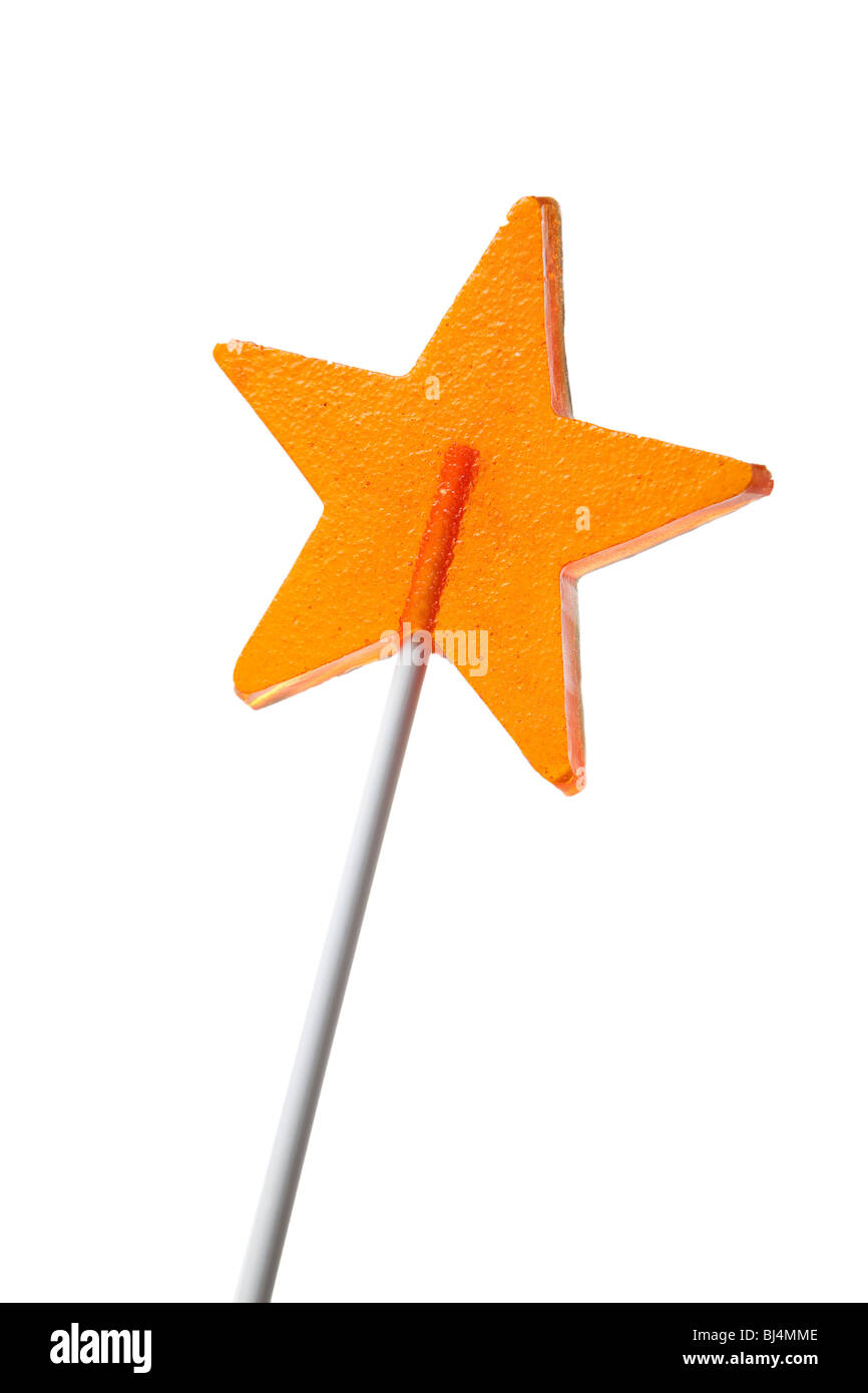 Lollipop star Stock Photo