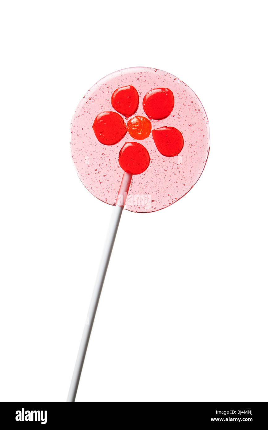 Lollipop flower Stock Photo