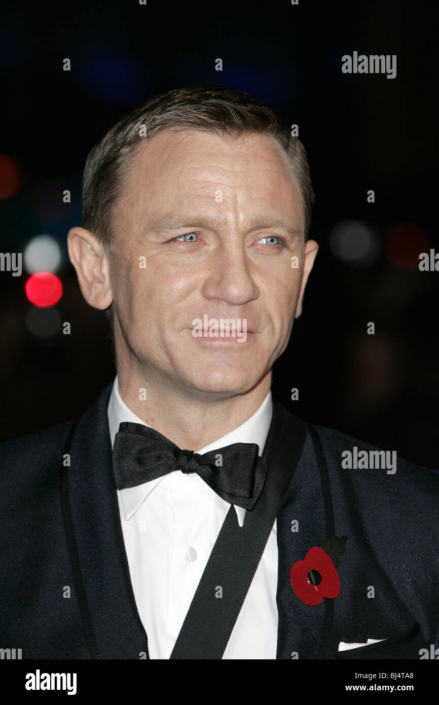 DANIEL CRAIG QUANTUM OF SOLACE FILM PREMIERE ODEON AND EMPIRE CINEMAS ...