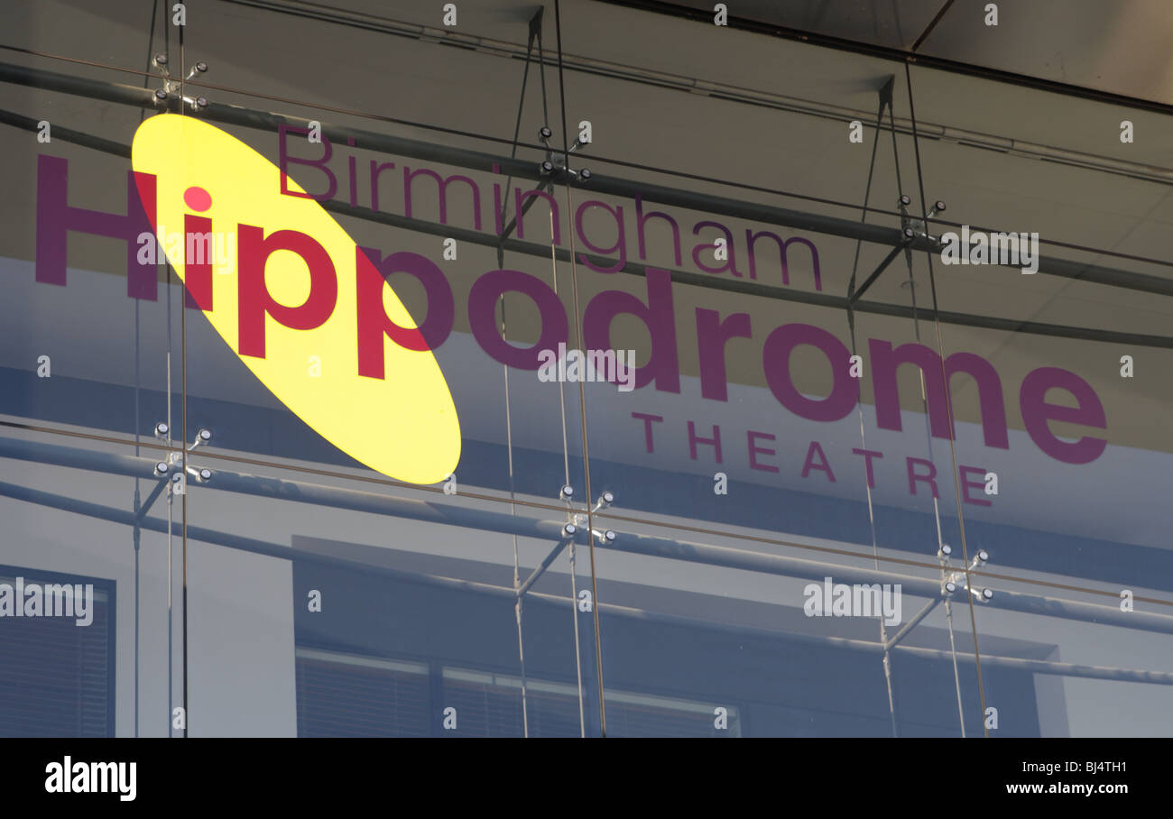 The Birmingham Hippodrome Theatre in Birmingham, Great Britain, 2010 Stock Photo