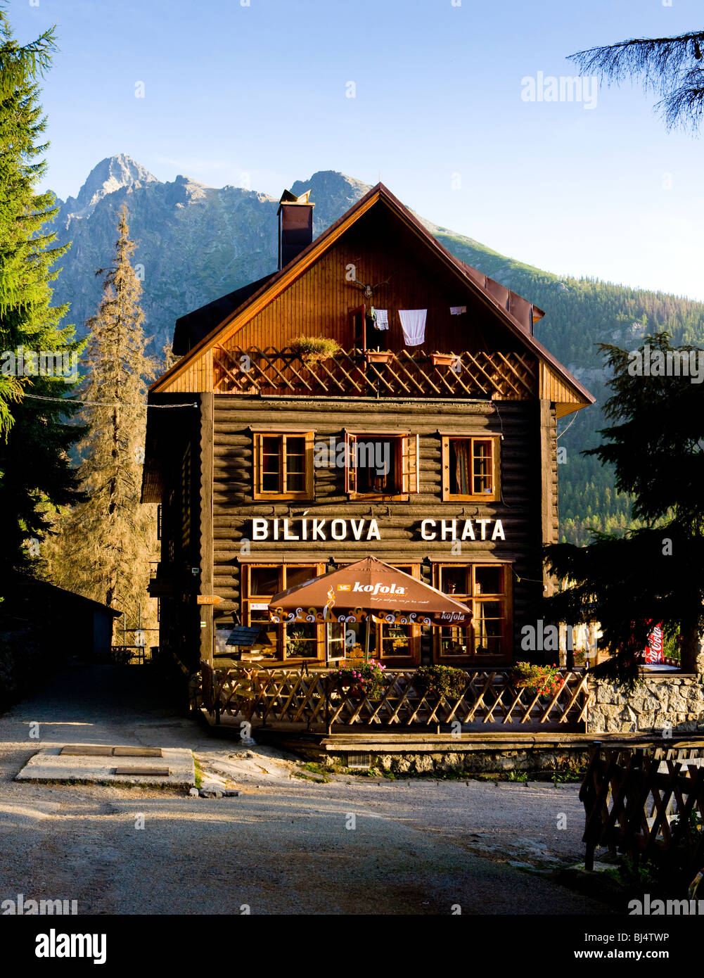 Bilikova Cottage, Vysoke Tatry (High Tatras), Slovakia Stock Photo