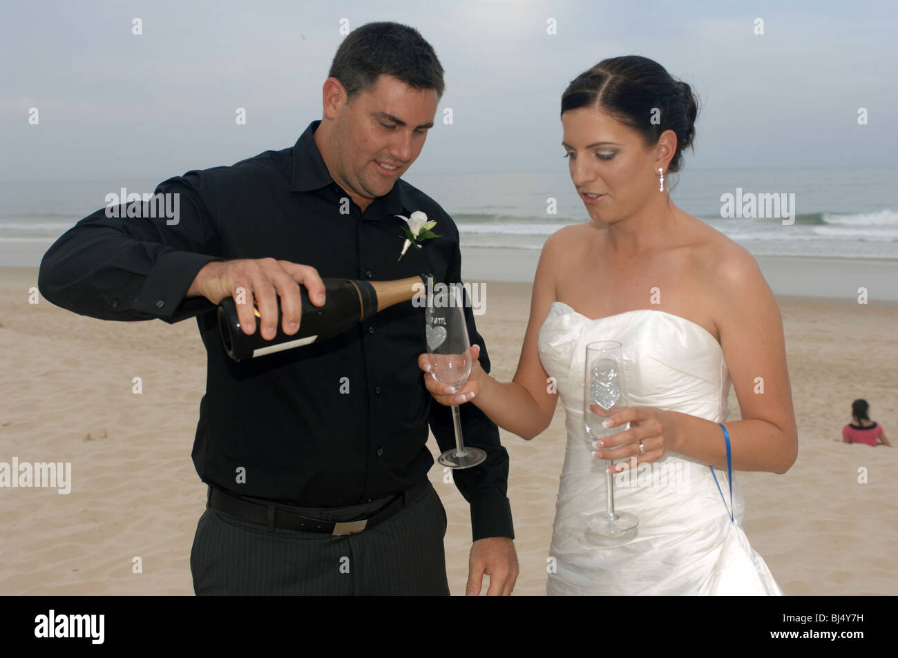 Bride And Groom Main Beach Surfers Paradise Gold Coast