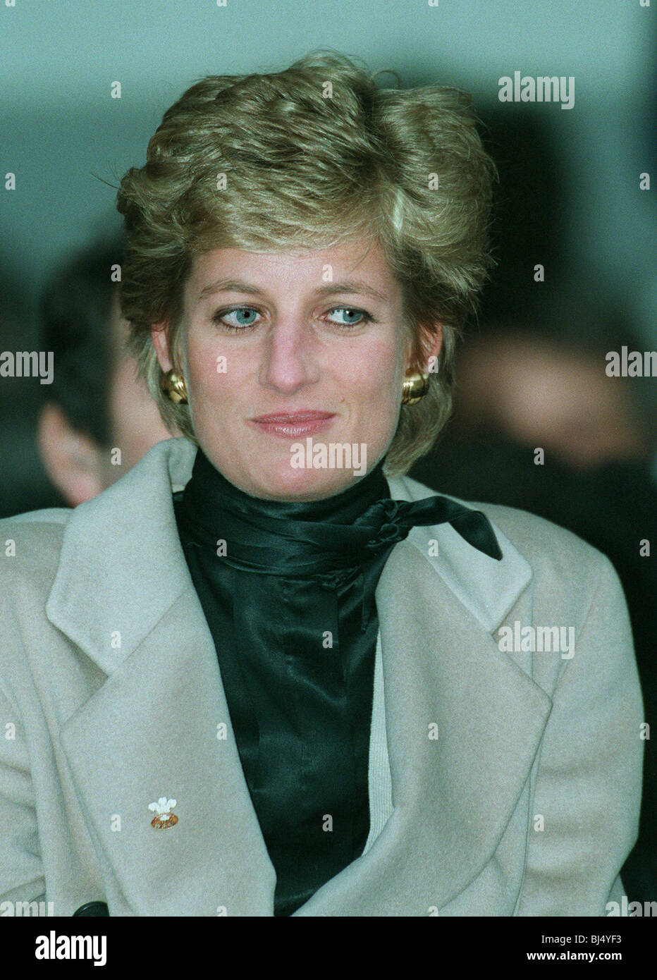 PRINCESS DIANA PRINCESS OF WALES 09 February 1995 Stock Photo