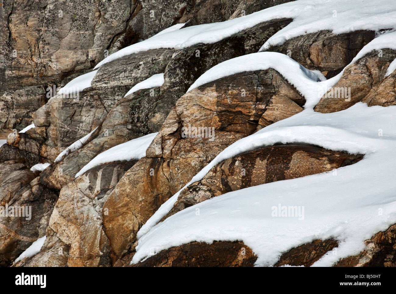 Snow Changes Rocks Snow shapes hi-res stock photography and images - Alamy