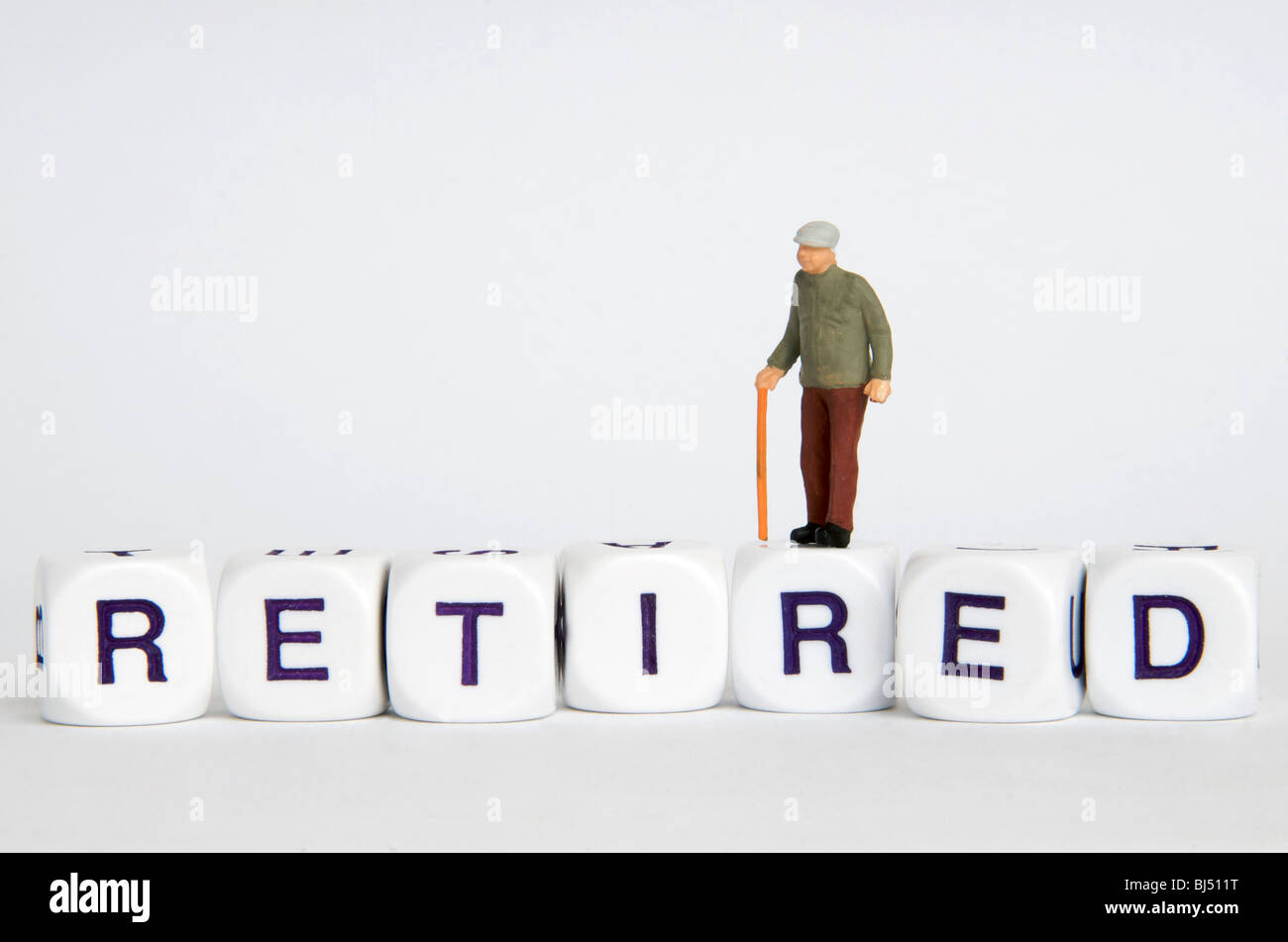 Retirement concept - retired old people / seniors / elderly Stock Photo