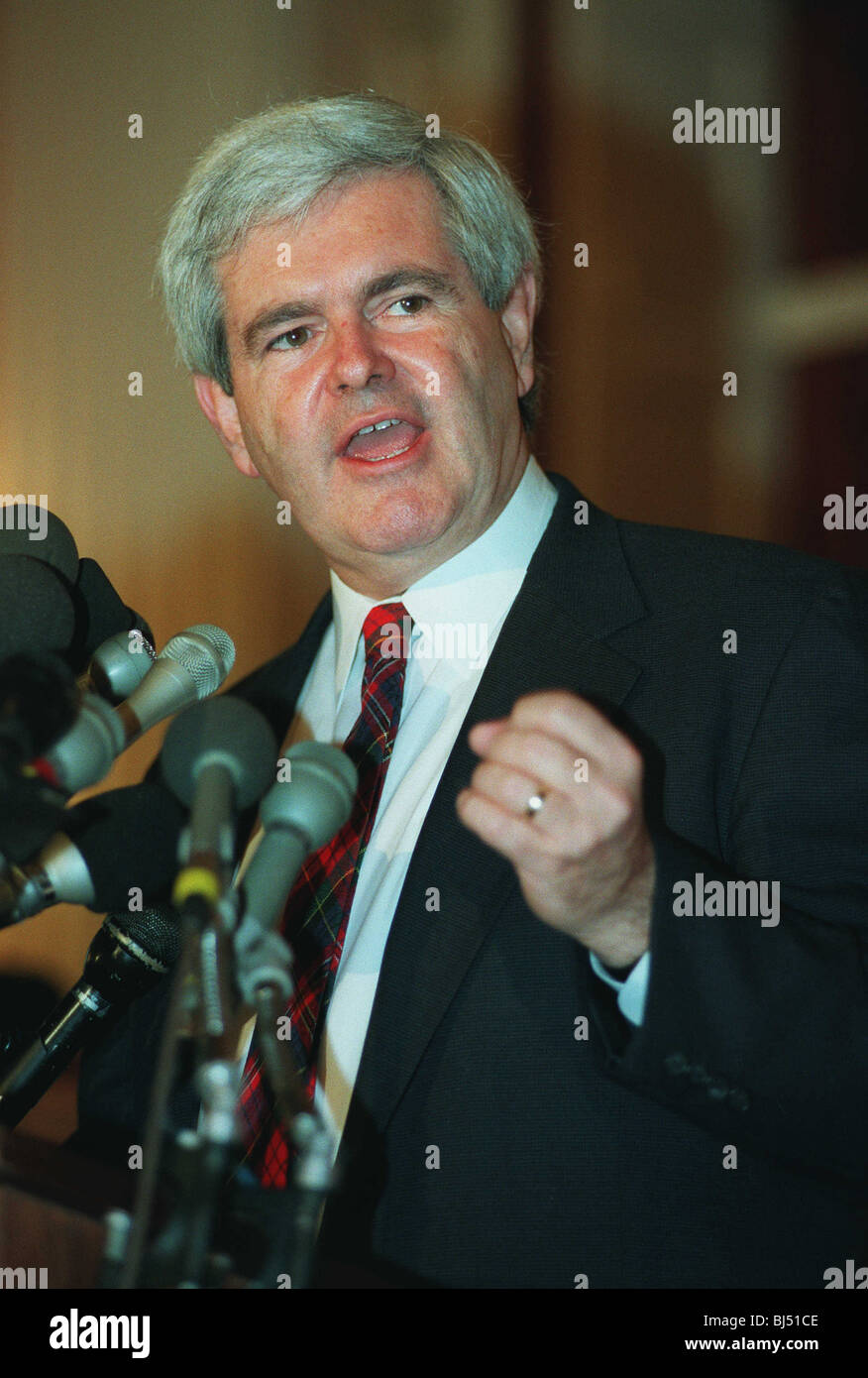 NEWT GINGRICH SPEAKER HOUSE REPRESENTATIVE 06 March 1995 Stock Photo
