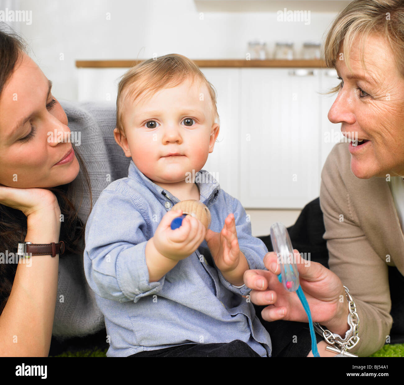 Baby mom grandma boy hires stock photography and images Alamy