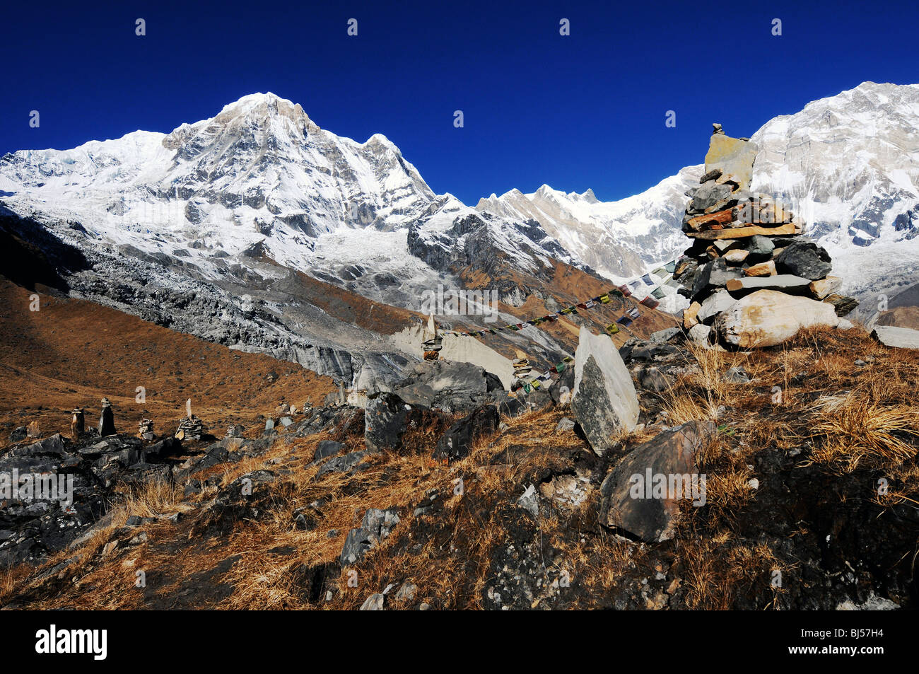 Annapurna Region Nepal Stock Photo Alamy