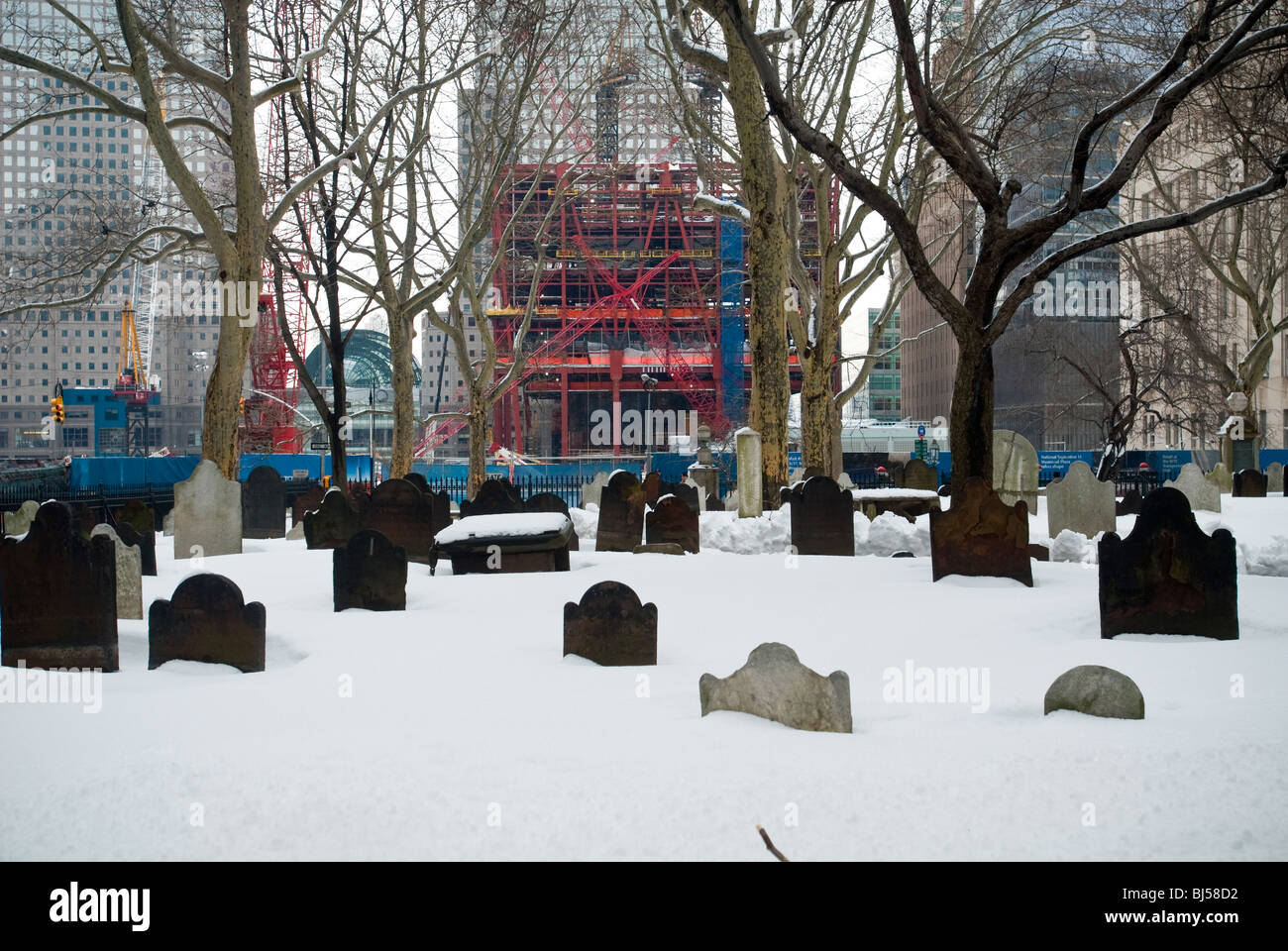 St. Paul's Chapel, World Trade Center High Resolution Stock Photography
