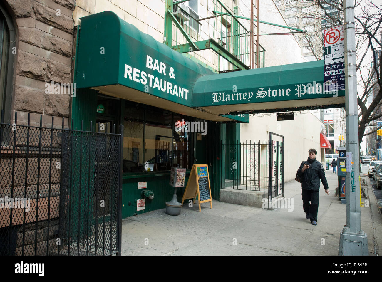 The Blarney Stone Pub in Midtown in New York Stock Photo